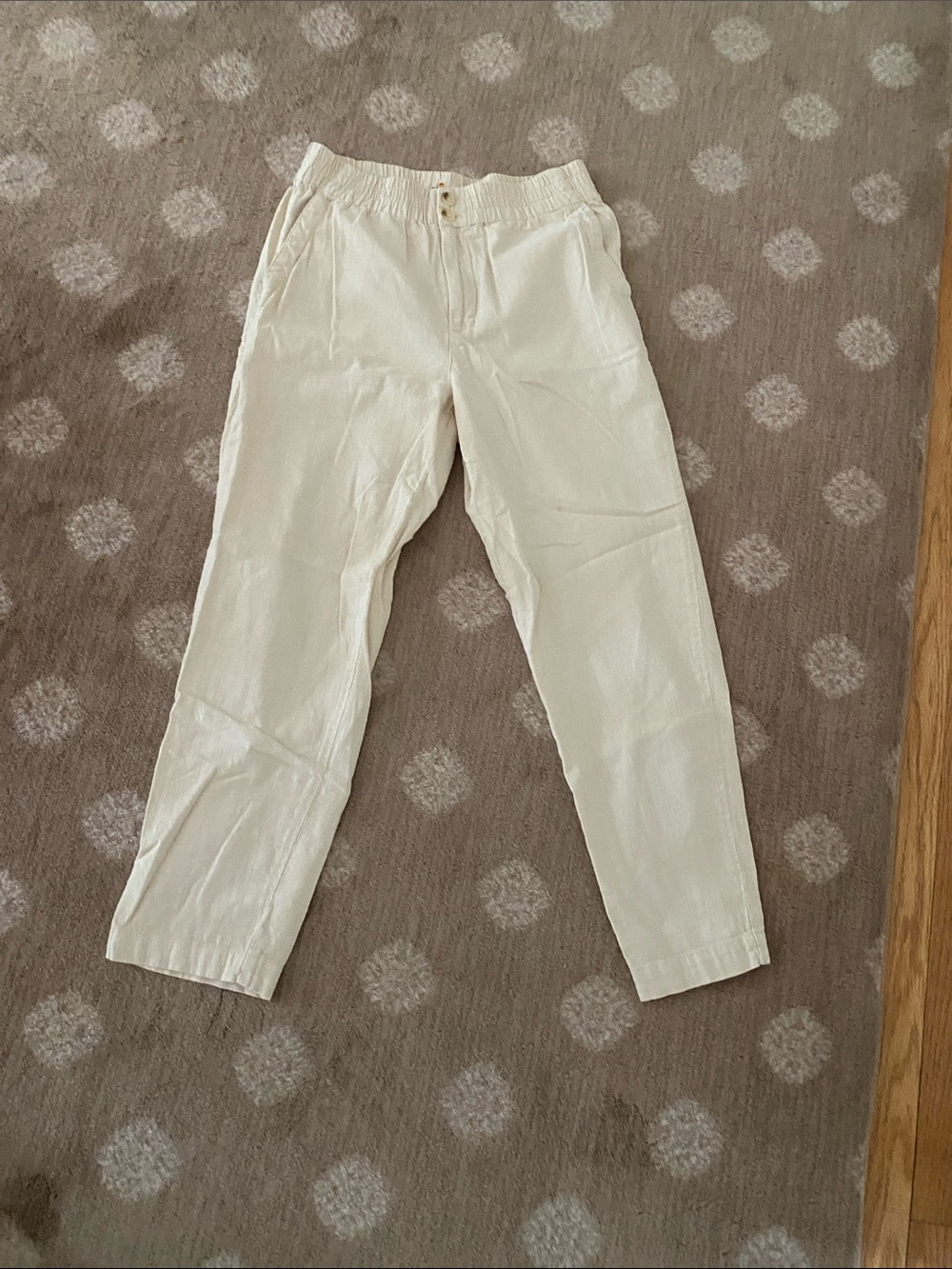 Marine Layer Saturday Pant Cream - Picture 2 of 4